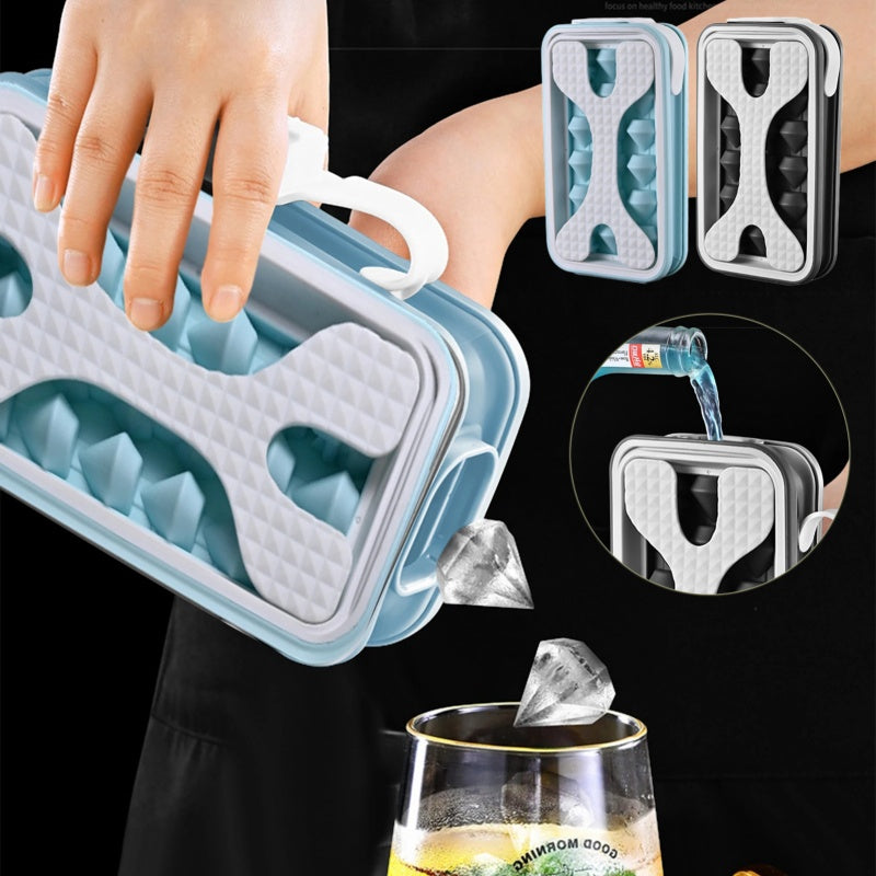 Chill Smarter with the 2in1 Portable Silicone Ice Cube Mold