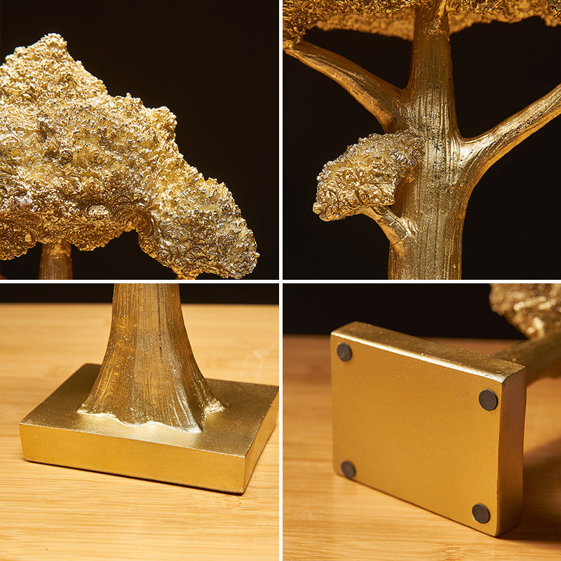 Golden Lucky Tree Decoration