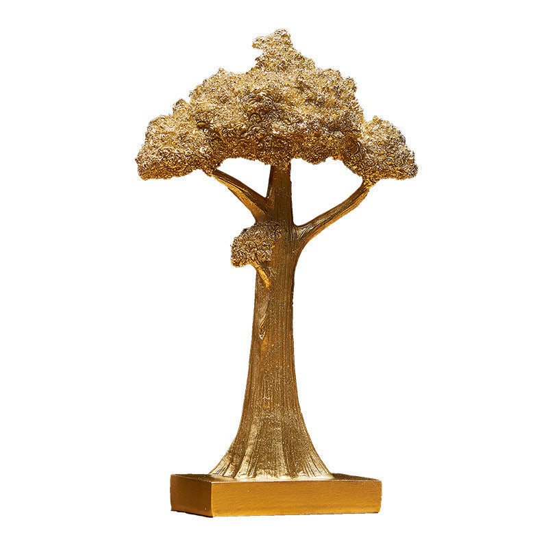 Golden Lucky Tree Decoration