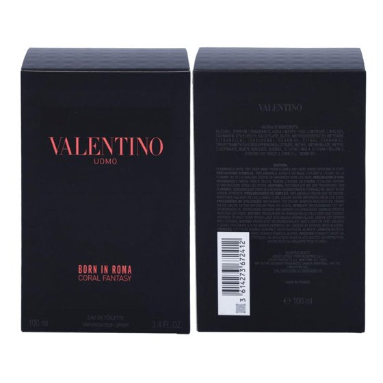 Valentino Uomo Born In Roma Coral Fantasy for Men - 3.4 oz EDT Spray