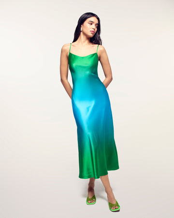 Strappy Maxi Dress (S26/ FEMME/ Jungle Wave)
