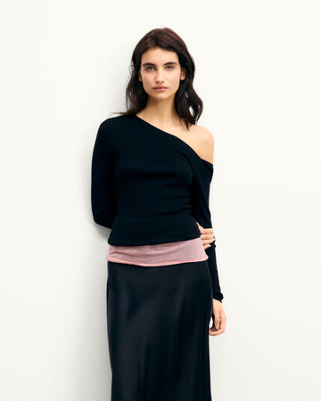 Asymmetrical Top (S25 / WOMEN / Black)
