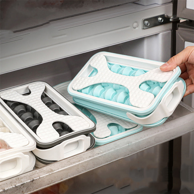 2in1 Portable Silicone Ice Cube Mold