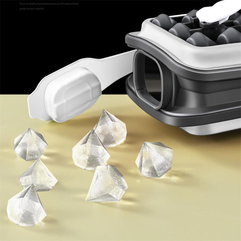 2in1 Portable Silicone Ice Cube Mold