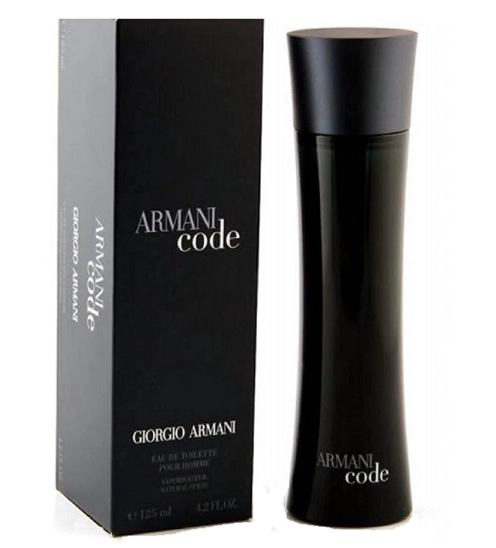 Armani Code by Giorgio Armani Eau de Toilette 4.2 oz / 125 ml for Men – Cologne Spray – 100% Authentic