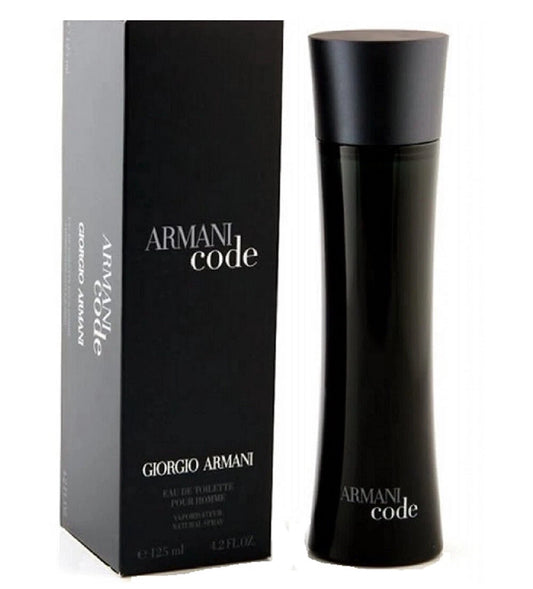 Armani Code by Giorgio Armani Eau de Toilette 4.2 oz / 125 ml for Men – Cologne Spray – 100% Authentic