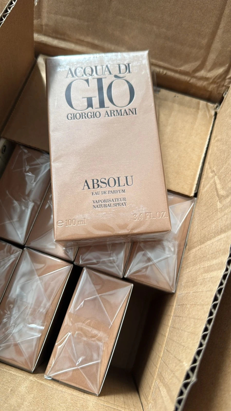 Giorgio Armani Acqua Di Gio Absolu Eau de Parfum 100ml for Men – Damaged Box – 100% Authentic