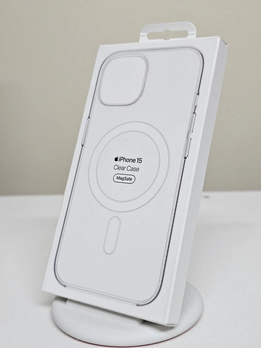 Genuine Apple Clear Case with MagSafe for iPhone 15 – Open Box