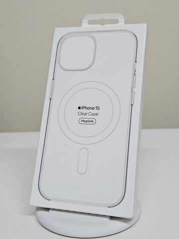 Genuine Apple Clear Case with MagSafe for iPhone 15 – Open Box