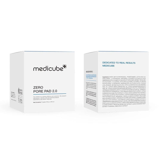 Medicube Zero Pore Pad 2.0 AHA BHA Dual-Textured Toner Pads – 70ct
